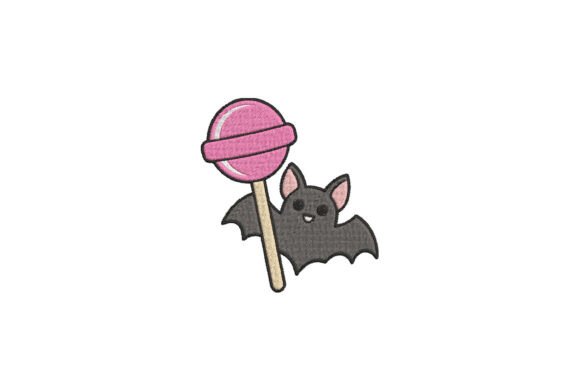 Bat with Lollipop Embroidery: A Craft Fair Review