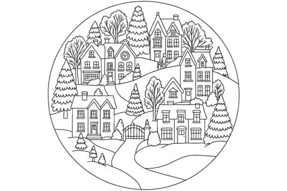 Christmas Village Hand Embroidery Pattern Review