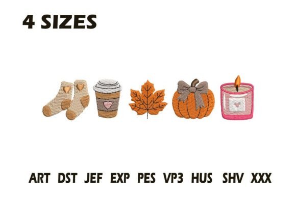 Cozy Fall Icons Embroidery Design Review