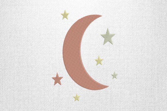 Crescent Moon Star Embroidery Art Review