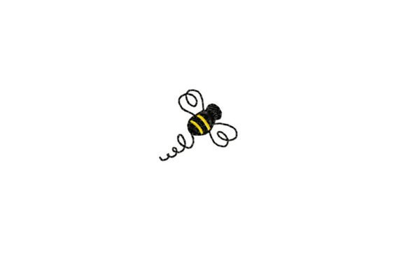 Cute Bumblebee with Flight Path Embroidery Design Review