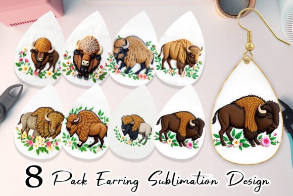 Earring Bison Embroidery: A Designer's Market Review