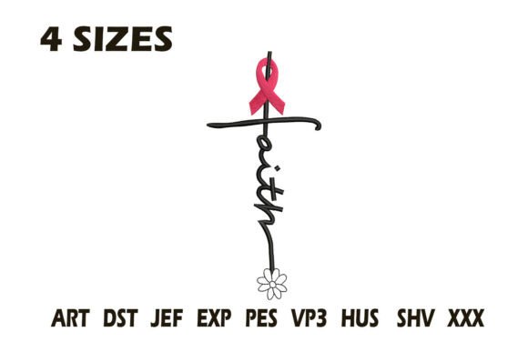 Faith Ribbon Cross Embroidery Design Review