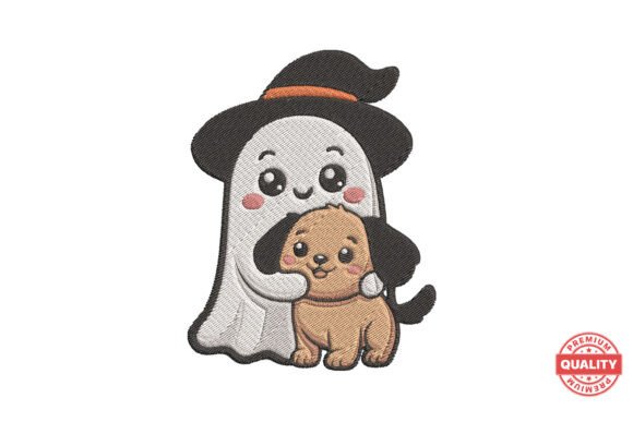 Ghost Hugging Dog Embroidery Review