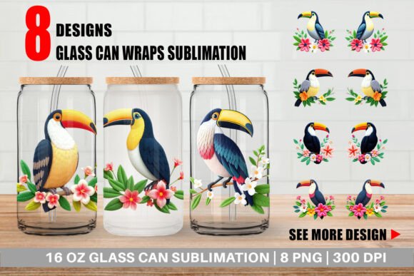 Glass Can Toucan Embroidery Review