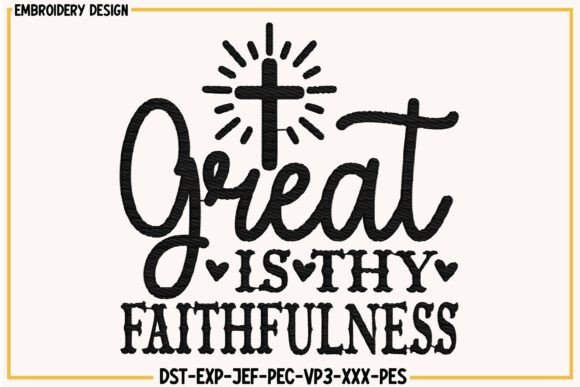 Great is Thy Faithfulness Embroidery Review