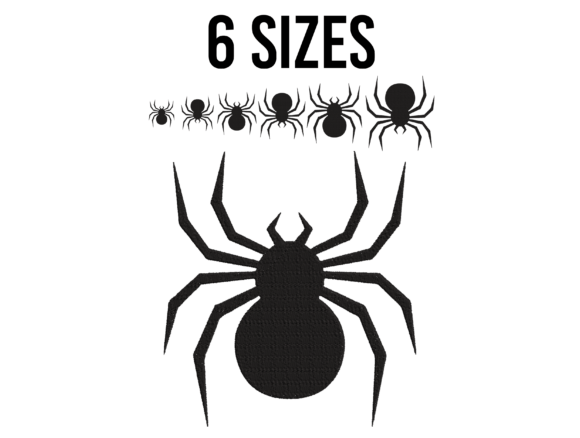 Minimal Black Spider Embroidery Review for Etsy