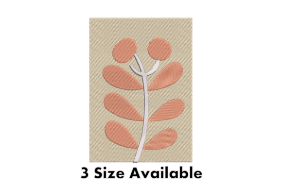 Minimal Leaf Plant Embroidery Design Review