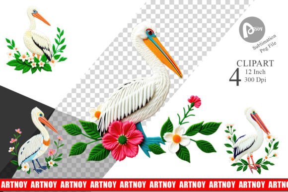 Pelican Embroidery Clipart Design Review