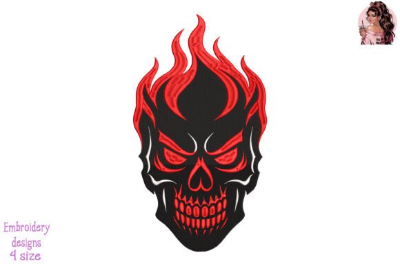Skull Flames Embroidery: A Designer's Review