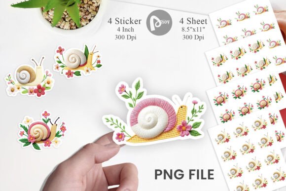 Snail Embroidery Sticker Review for Boutique Sweatshirts