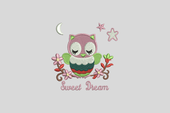 Sweet Dreaming Owl Embroidery Design Review